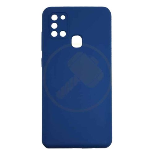 COVER DE SILICONA. SAMSUNG A21S. AZUL