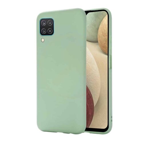 COVER DE SILICONA. SAMSUNG A12. VERDE